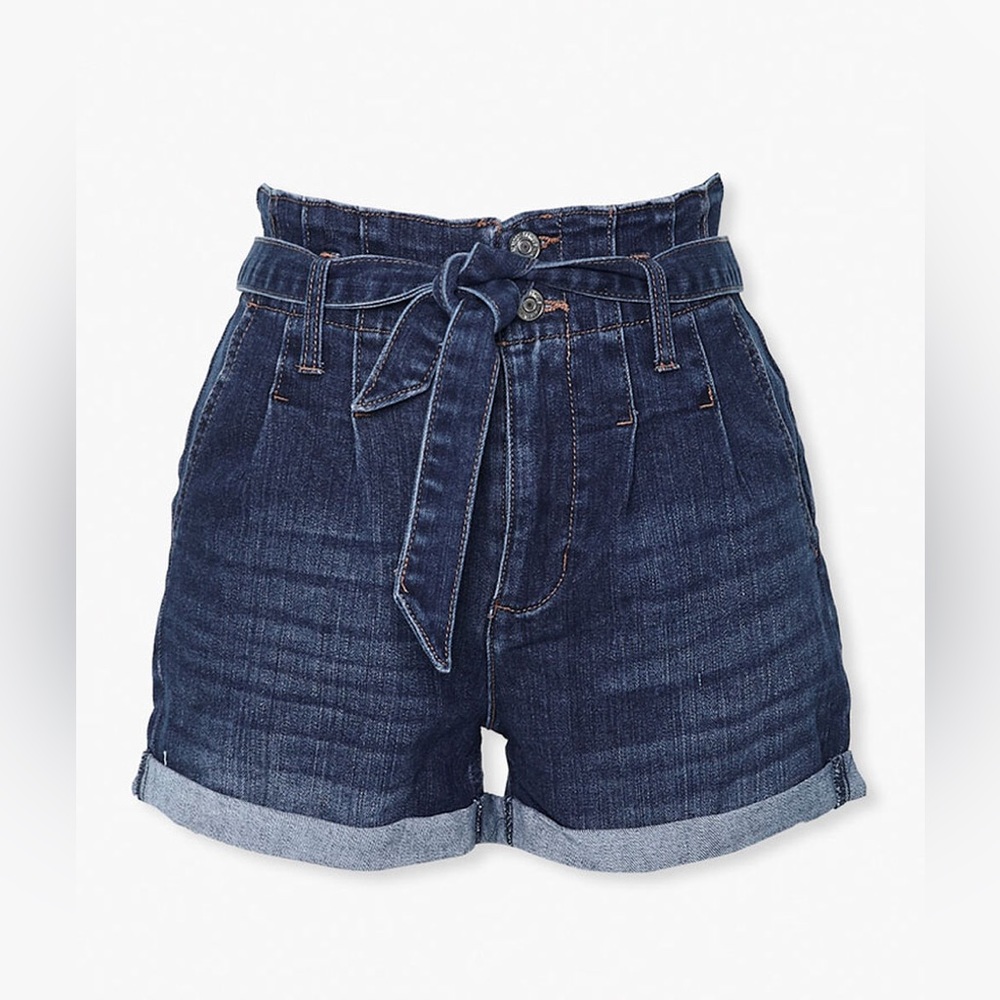 Paper bag Denim Shorts Almost Famous
